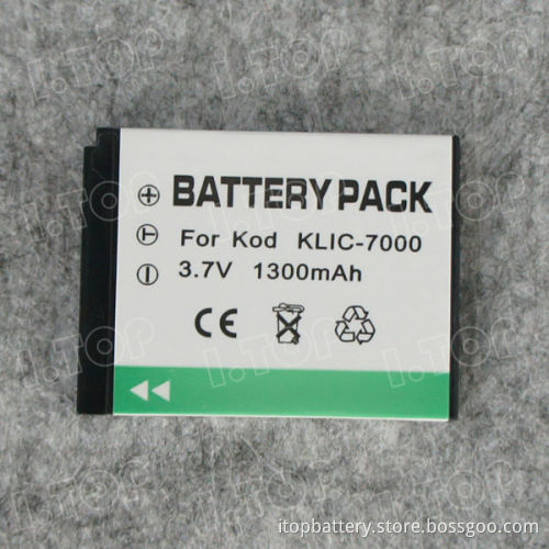 High capacity camera Camcorder battery K7000 / KLIC-7000 for Kodak , camera Battery Manufacturer
